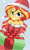 Size: 3040x5060 | Tagged: safe, artist:theroyalprincesses, imported from derpibooru, sunset shimmer, equestria girls, bare shoulders, christmas, female, holiday, looking at you, smiling, solo