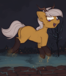 Size: 1603x1837 | Tagged: safe, artist:marsminer, imported from derpibooru, oc, oc only, oc:antler pone, deer, reindeer, female, solo