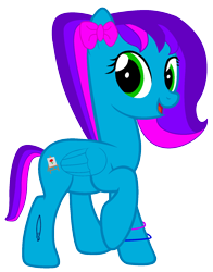 Size: 1304x1664 | Tagged: safe, artist:rainbows2424, imported from derpibooru, oc, oc only, oc:azure acrylic, pony, 2019 community collab, derpibooru community collaboration, cute, needs more saturation, simple background, solo, transparent background