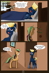 Size: 4750x7000 | Tagged: safe, artist:chedx, imported from derpibooru, clover the clever, oc, oc:nightfall star, comic:mlp old tales, 2018, absurd resolution, academy, adventure, comic, fantasy, my little pony