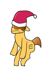 Size: 700x1246 | Tagged: safe, imported from derpibooru, pony, christmas, hat, holiday, santa hat