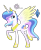 Size: 992x1200 | Tagged: safe, artist:starling-sentry-yt, artist:x-dainichi-x, imported from derpibooru, oc, oc only, oc:mythical, alicorn, hybrid, pony, hoof shoes, interspecies offspring, male, offspring, parent:discord, parent:princess celestia, parents:dislestia, simple background, solo, stallion, transparent background