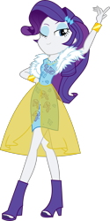 Size: 3397x6787 | Tagged: safe, artist:digimonlover101, artist:shootingstarsentry, imported from derpibooru, rarity, equestria girls, equestria girls series, stressed in show, clothes, female, one eye closed, simple background, smiling, so many styles, solo, toy, transparent background, wink