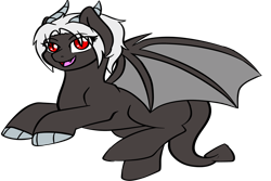 Size: 1200x800 | Tagged: safe, artist:jolliapplegirl, imported from derpibooru, oc, oc only, oc:idle dreamer, dracony, hybrid, pony, 2019 community collab, derpibooru community collaboration, female, horn, ponysona, simple background, solo, transparent background