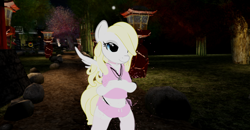 Size: 1920x1001 | Tagged: safe, imported from derpibooru, oc, oc:solari melody, pegasus, semi-anthro, bipedal, night, second life