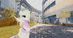 Size: 1920x1001 | Tagged: safe, imported from derpibooru, screencap, oc, oc only, oc:solari melody, semi-anthro, 3d, bipedal, female, japan, pink, second life, solo