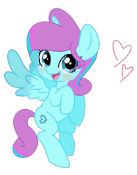 Size: 709x904 | Tagged: safe, artist:crystalhearts123yt, imported from derpibooru, oc, oc only, oc:crystal hearts, alicorn, pony, chibi, female, mare, simple background, solo, transparent background