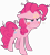 Size: 9419x10490 | Tagged: safe, alternate version, artist:mrkat7214, imported from derpibooru, pinkie pie, pony, >:c, absurd resolution, blushing, bubble, drunk, drunkie pie, female, floppy ears, frown, messy mane, simple background, solo, transparent background, vector