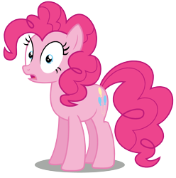 Size: 3800x3824 | Tagged: safe, artist:twilirity, imported from derpibooru, pinkie pie, pony, female, high res, ms paint, simple background, solo, transparent background