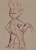 Size: 653x906 | Tagged: safe, artist:yoditax, imported from derpibooru, spike, dragon, eyes closed, hand on hip, lineart, male, monochrome, older, sketch, solo