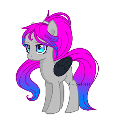 Size: 551x547 | Tagged: safe, artist:fioweress, imported from derpibooru, oc, oc only, oc:velena, pegasus, pony, colored wings, female, magical lesbian spawn, mare, offspring, parents:oc x oc, simple background, solo, transparent background