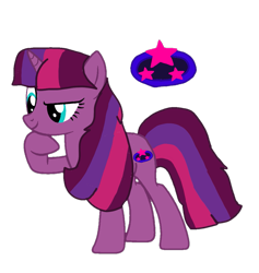 Size: 1025x1080 | Tagged: safe, artist:徐詩珮, imported from derpibooru, oc, oc:eany sparkle, pony, unicorn, my little pony: the movie, cutie mark, magical lesbian spawn, next generation, offspring, parent:tempest shadow, parent:twilight sparkle, parents:tempestlight, simple background, transparent background