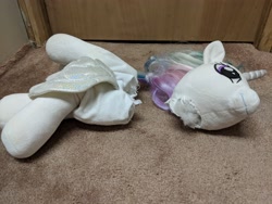 Size: 4032x3024 | Tagged: safe, imported from derpibooru, princess celestia, pony, background pony strikes again, build-a-bear, downvote bait, head, irl, op is a duck, op is trying to start shit, photo, plushie, solo, toy, toy abuse, why