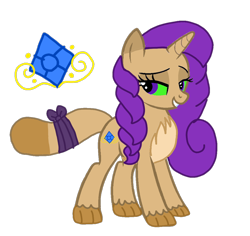 Size: 1146x1080 | Tagged: safe, artist:徐詩珮, imported from derpibooru, oc, oc:erty ked, cat, cat pony, hybrid, original species, pony, unicorn, my little pony: the movie, cutie mark, interspecies offspring, next generation, offspring, parent:capper, parent:capper dapperpaws, parent:rarity, parents:capperity, simple background, transparent background, unshorn fetlocks