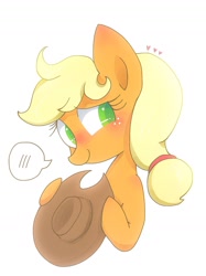 Size: 1227x1637 | Tagged: safe, artist:1drfl_world_end, imported from derpibooru, applejack, earth pony, pony, blushing, female, mare, solo