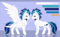 Size: 1280x795 | Tagged: safe, artist:topolok, imported from derpibooru, oc, oc only, pegasus, pony, concave belly, lidded eyes, male, obtrusive watermark, reference sheet, solo, stallion, watermark