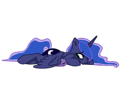 Size: 2500x2000 | Tagged: safe, artist:sunste, imported from derpibooru, princess luna, oc, oc:arcturus, pony, baby, baby pony, cuddling, cute, eyes closed, female, magical lesbian spawn, male, maternaluna, mother and son, offspring, parent:princess luna, parent:tempest shadow, parents:tempestluna, prone, simple background, transparent background, weapons-grade cute