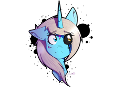 Size: 1024x768 | Tagged: safe, artist:chazmazda, imported from derpibooru, oc, oc only, oc:charlie gallaxy-starr, pony, bust, ponysona, portrait, shade, solo