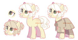 Size: 1024x530 | Tagged: safe, artist:biitt, imported from derpibooru, oc, oc only, earth pony, pony, clothes, dress, female, mare, simple background, solo, transparent background