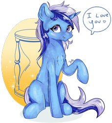 Size: 1826x1994 | Tagged: safe, artist:ilynalta, imported from derpibooru, minuette, pony, unicorn, female, hourglass, mare, simple background, smiling, solo, transparent background