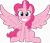 Size: 11500x9873 | Tagged: safe, artist:mrkat7214, imported from derpibooru, pinkie pie, alicorn, pony, absurd resolution, alicornified, female, grin, mare, pinkiecorn, princess pinkie pie, race swap, simple background, smiling, solo, spread wings, transparent background, vector, wings, xk-class end-of-the-world scenario