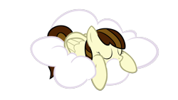 Size: 1920x1080 | Tagged: safe, artist:vampteen83, imported from derpibooru, oc, oc only, oc:daydream, pegasus, pony, cloud, female, mare, simple background, sleeping, sleepydash, solo, transparent background