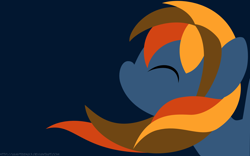 Size: 2400x1500 | Tagged: safe, artist:vampteen83, imported from derpibooru, oc, oc only, oc:morning raindew mist, earth pony, pony, bust, eyes closed, female, lineless, mare, minimalist, modern art, solo, wallpaper