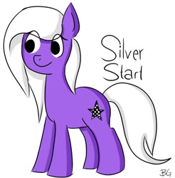 Size: 880x896 | Tagged: safe, artist:quicksilverv2, imported from derpibooru, oc, oc only, oc:silver start, earth pony, pony, solo