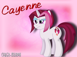 Size: 2176x1620 | Tagged: safe, artist:cyber-murph, imported from derpibooru, cayenne, pony, unicorn, canterlot boutique, eyeshadow, female, makeup, signature