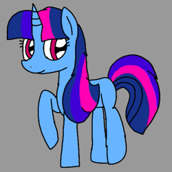 Size: 519x520 | Tagged: safe, artist:徐詩珮, imported from derpibooru, oc, oc only, oc:veuoit sparkle, pony, magical lesbian spawn, next generation, offspring, parent:spring rain, parent:twilight sparkle, parents:springlight