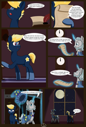 Size: 4750x7000 | Tagged: safe, artist:chedx, imported from derpibooru, star swirl the bearded, oc, oc:nightfallstar, pony, comic:mlp old tales, absurd resolution, adventure, comic, fanfic, fanfic art, fantasy, my little pony, starswirl academy