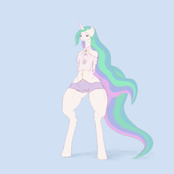 Size: 1600x1600 | Tagged: safe, artist:august, imported from derpibooru, princess celestia, pony, anatomically incorrect, female, solo