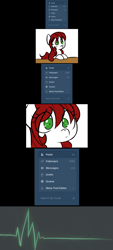 Size: 1271x2810 | Tagged: safe, artist:jessy, imported from derpibooru, oc, oc:palette swap, earth pony, pony, tumblr:ask palette swap, 1000 followers, comic, electrocardiogram, female, heart rate monitor, mare, milestone, milestone celebration, simple background, tumblr, white background, wide eyes