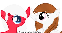 Size: 1024x551 | Tagged: safe, artist:xylenneisnotamazing, imported from derpibooru, oc, oc only, oc:chocolate hearts, oc:strawberry blueberry, earth pony, pegasus, pony, female, filly, hoofbump, simple background, transparent background