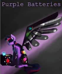 Size: 802x956 | Tagged: artist needed, source needed, safe, imported from derpibooru, twilight sparkle, alicorn, pony, abstract background, amputee, augmented, computer, fanfic, fanfic art, fanfic cover, prosthetic limb, prosthetic wing, prosthetics, twilight sparkle (alicorn)