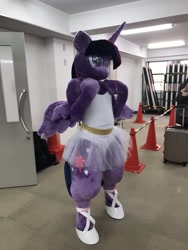 Size: 900x1200 | Tagged: safe, artist:brownedtoast, imported from derpibooru, twilight sparkle, alicorn, human, ballerina, clothes, cosplay, costume, fursuit, irl, japan ponycon, photo, tutu, twilarina, twilight sparkle (alicorn), wide hips