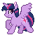 Size: 50x50 | Tagged: safe, artist:pilssken, imported from derpibooru, twilight sparkle, alicorn, pony, female, full body, mare, pixel art, simple background, small resolution, solo, sprite, transparent background, twilight sparkle (alicorn)