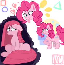 Size: 5396x5476 | Tagged: safe, artist:victoria3shine, imported from derpibooru, pinkie pie, pony, absurd resolution, crying, cute, female, happy, mare, pinkamena diane pie, sad, sitting, smiling, solo, standing, teary eyes, tongue out, underhoof