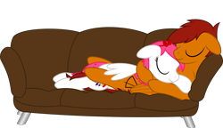 Size: 8000x4602 | Tagged: safe, artist:waveywaves, imported from derpibooru, oc, oc only, oc:freya, oc:lucky, absurd resolution, artist, couch, cuddling, cute, frecky, simple background, transparent background, ych result