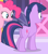 Size: 426x489 | Tagged: safe, imported from derpibooru, screencap, pinkie pie, twilight sparkle, pony, unicorn, green isn't your color, butt, cropped, plot, twibutt, unicorn twilight