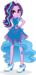 Size: 5956x12563 | Tagged: safe, artist:punzil504, imported from derpibooru, aria blaze, equestria girls, legend of everfree, absurd resolution, clothes, clothes swap, crystal gala, crystal gala dress, simple background, transparent background