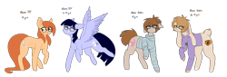 Size: 5000x1700 | Tagged: safe, artist:despotshy, imported from derpibooru, oc, oc only, oc:vadim, earth pony, hybrid, pegasus, pony, annoyed, clothes, female, floppy ears, flying, frown, glare, glasses, grin, hoodie, lidded eyes, looking at you, looking back, mare, question mark, rabbit pony, raised hoof, simple background, smiling, smirk, spread wings, sweater, transparent background, wide eyes, wings