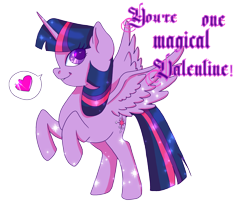 Size: 2550x2080 | Tagged: safe, artist:xxcommandershepardxx, deleted from derpibooru, imported from derpibooru, twilight sparkle, alicorn, pony, blackletter, heart, holiday, pictogram, rearing, simple background, solo, spread wings, transparent background, twilight sparkle (alicorn), valentine, valentine's day, wings