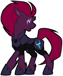 Size: 2946x3553 | Tagged: safe, artist:draikinator, artist:polyhexian, imported from derpibooru, tempest shadow, pony, unicorn, my little pony: the movie, armor, broken horn, eye scar, female, scar, simple background, solo, transparent background