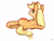 Size: 4000x3000 | Tagged: safe, artist:yakoshi, imported from derpibooru, applejack, pony, female, frog (hoof), looking back, on side, side, solo, underhoof