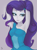 Size: 663x888 | Tagged: safe, artist:ehfa, imported from derpibooru, rarity, equestria girls, equestria girls (movie), armpits, arms in the air, bedroom eyes, breasts, clothes, dress, eyeshadow, fall formal outfits, female, gray background, hands in the air, makeup, sexy, simple background, sleeveless, sleeveless dress, solo