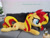 Size: 2852x2148 | Tagged: safe, artist:epicrainbowcrafts, imported from derpibooru, sunset shimmer, pony, unicorn, high res, irl, life size, photo, plushie, prone, solo