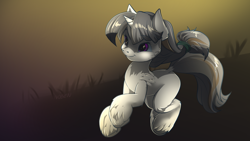 Size: 1920x1080 | Tagged: safe, artist:noben, imported from derpibooru, oc, oc only, oc:all trades, pony, unicorn, solo, trans female, trans girl, transgender, unshorn fetlocks