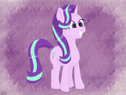 Size: 2592x1944 | Tagged: safe, artist:usattesa, imported from derpibooru, starlight glimmer, pony, unicorn, cute, female, glimmerbetes, mare, solo, teeth