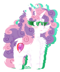 Size: 903x1080 | Tagged: safe, artist:vanillaswirl6, imported from derpibooru, part of a set, sweetie belle, pony, unicorn, chest fluff, colored pupils, concerned, cute, cutie mark, cutie mark crusaders, dock, ear fluff, female, fluffy, leg fluff, looking at something, mare, messy mane, older, open mouth, simple background, solo, standing, the cmc's cutie marks, transparent background